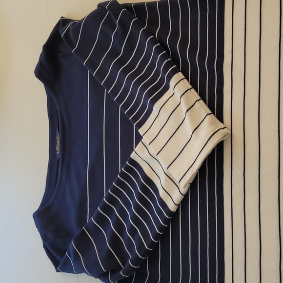[M] Brooks Brothers Dress Blue and Cream - Picture 15 of 16